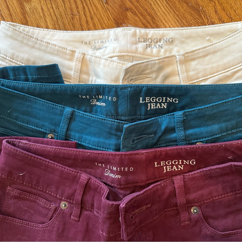 3 Pairs of Legging Jeans from The Limited Size 2R